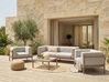 Lounge Set mit Tisch 4-Sitzer FERRETTI Taupe