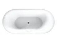 Vasca da bagno freestanding CARRERA 150 x 75 cm Nero_798803