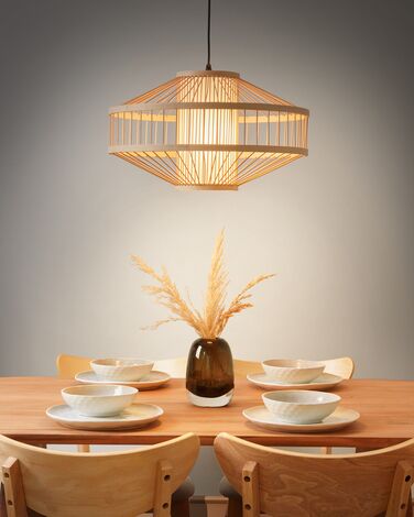 Bamboo Pendant Lamp Natural KARAJ