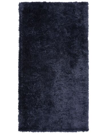 Tappeto shaggy blu scuro 80 x 150 cm EVREN