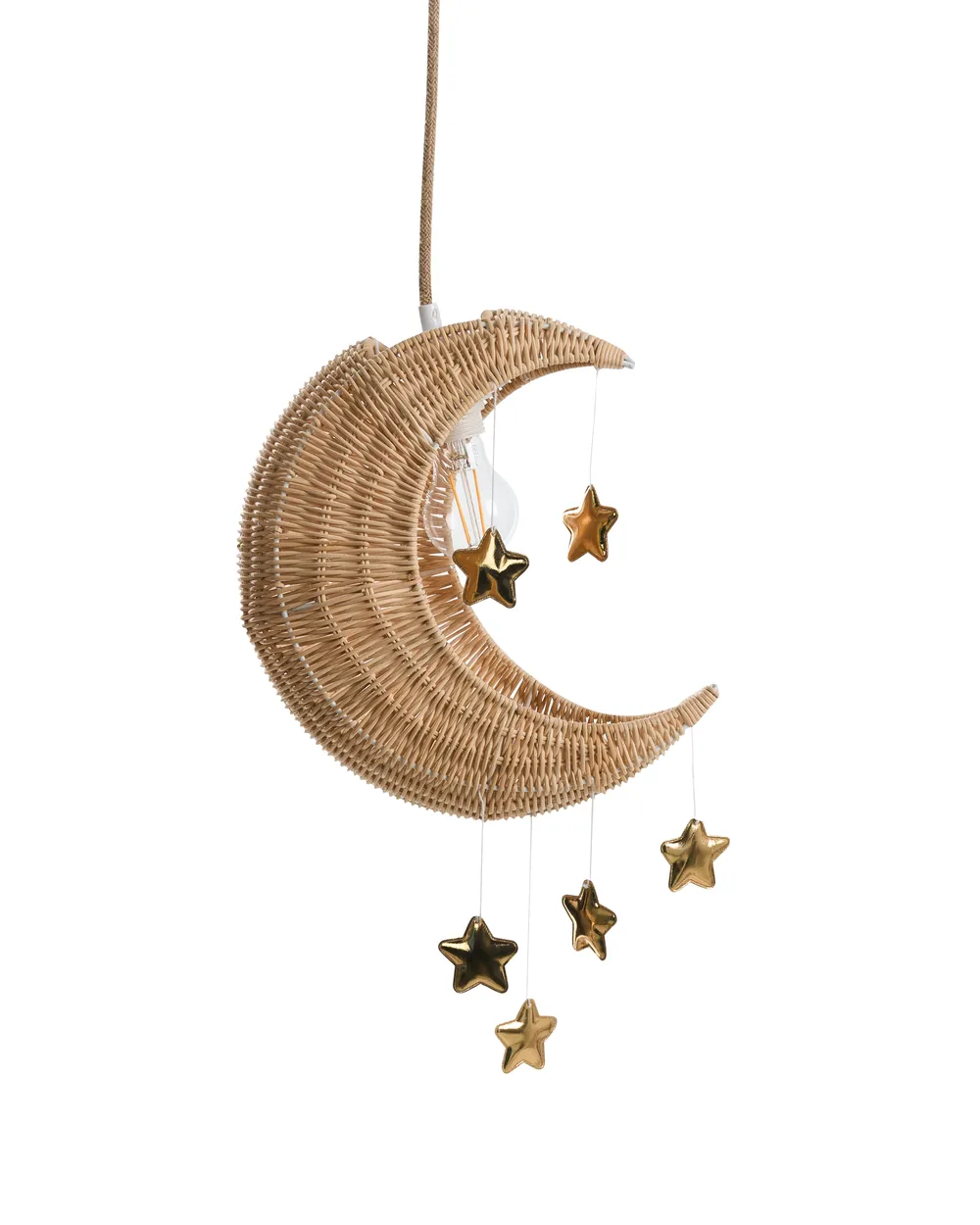 Pendant Lamp Moon ORCHON Rattan Natural_997741