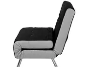 Divano letto singolo FARRIS Tessuto Nero_733221