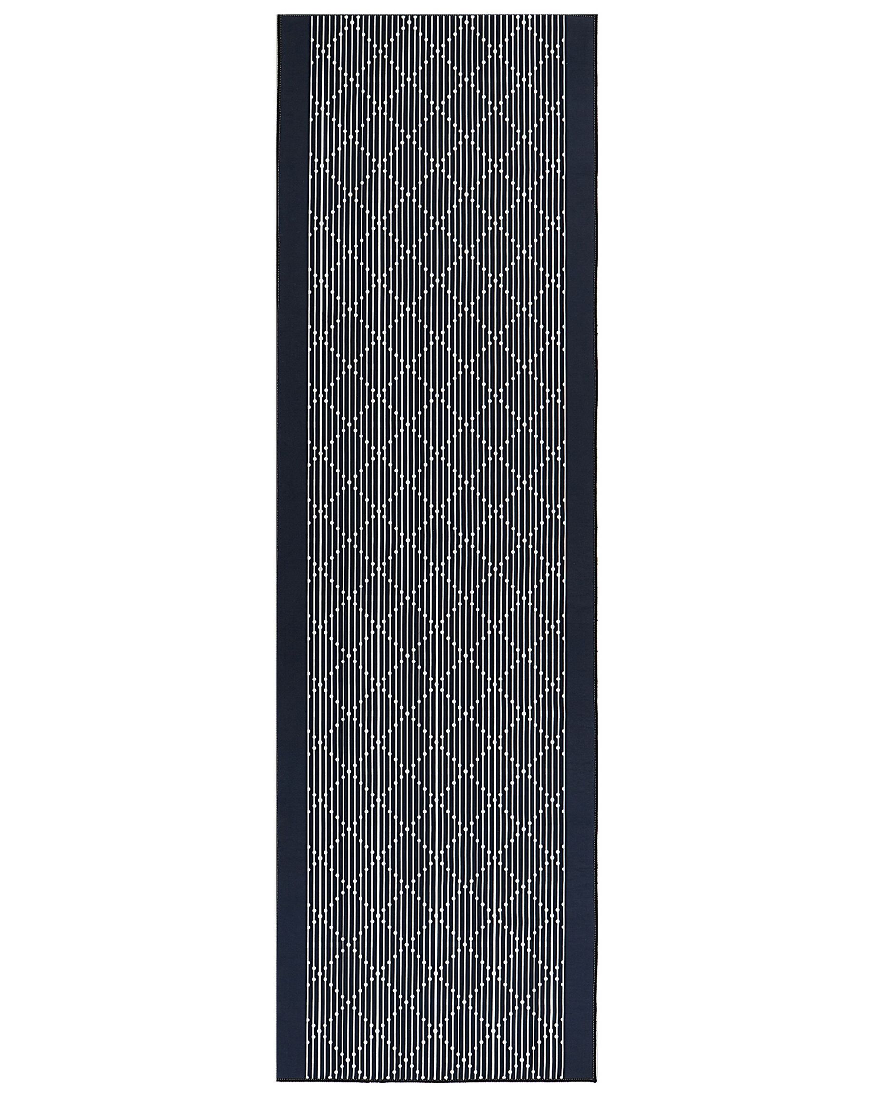 Vloerkleed polyester grijs 60 x 200 cm CHARVAD_831724