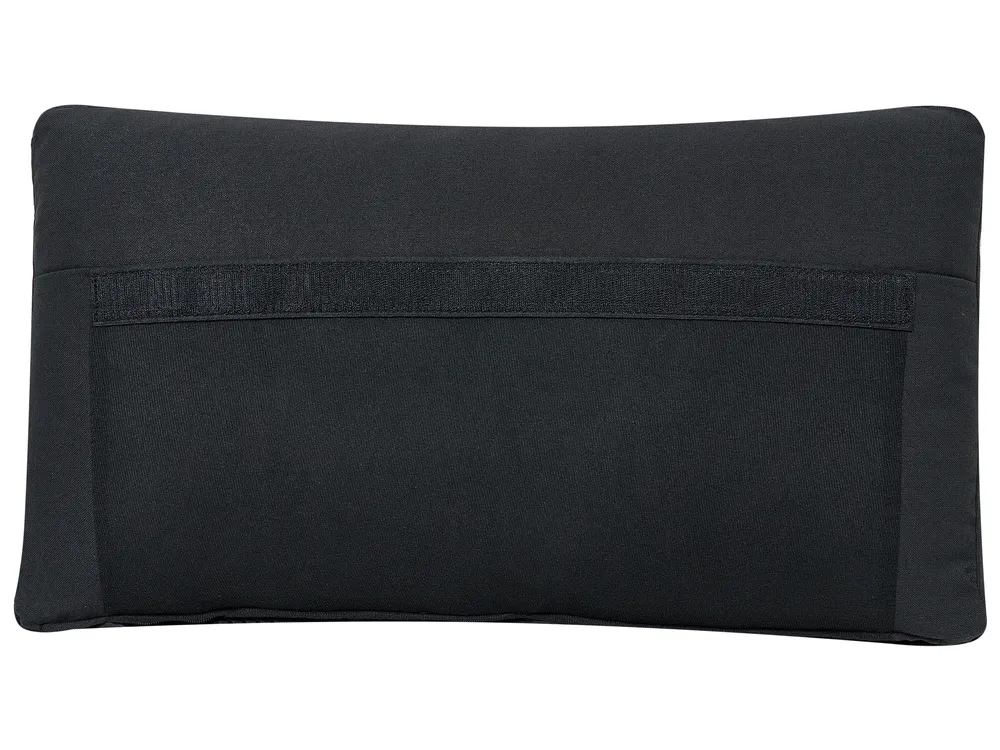 Modular Corner Sofa 5 Seater UNSTAD Fabric Black Left Hand_924798