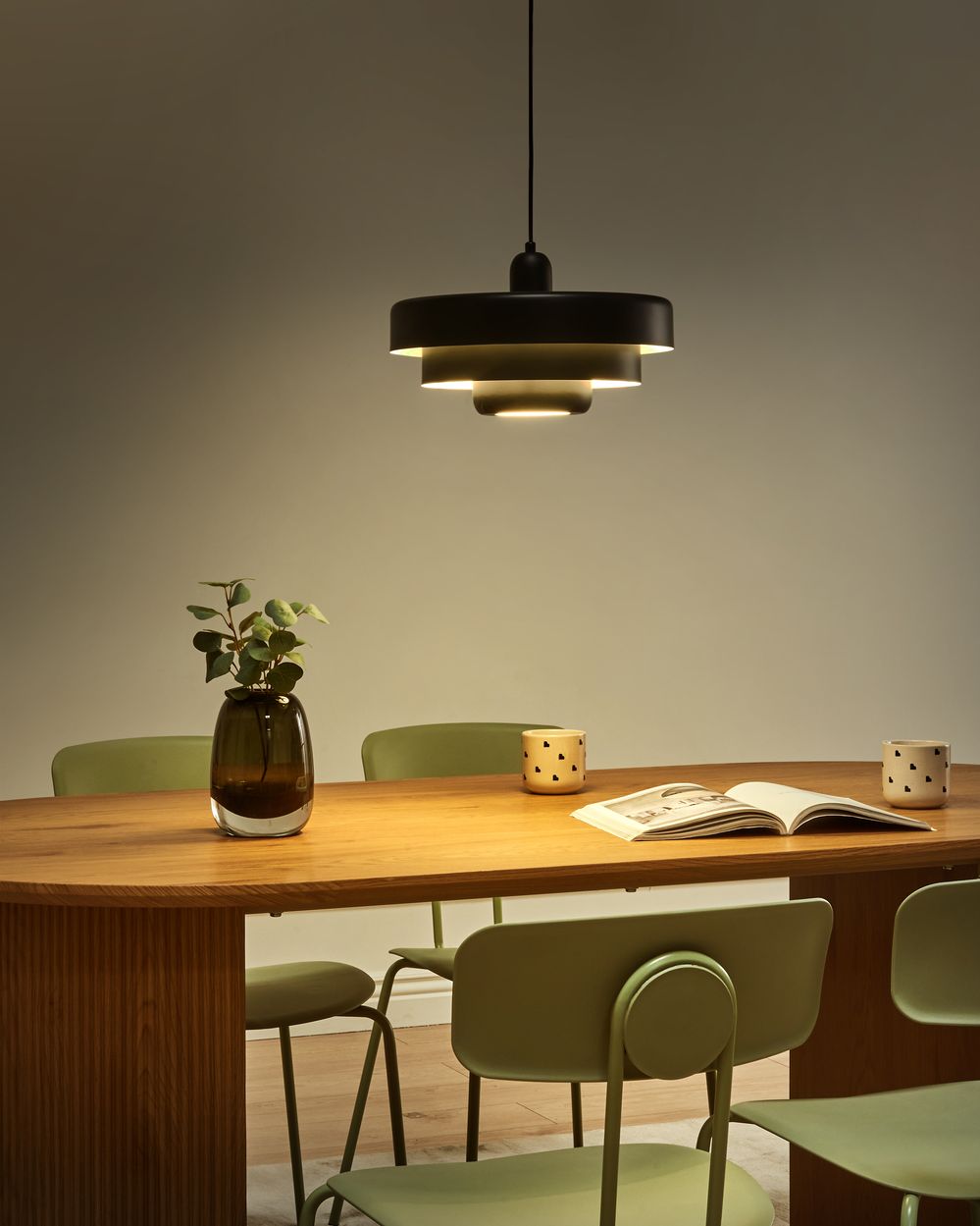 Lampe suspension KOLGA Métal Noir