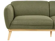 Sofa 3 Seater LJUNG Fabric Olive Green_1076558