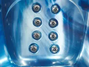 Outdoor Hot Tub with LED TULAROSA Blue_818712