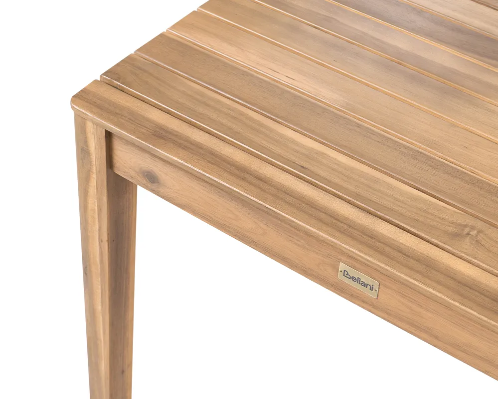 Stolik bistro CHIOGGIA 70 cm 70 cm Certyfikowane drewno akacjowe Jasnobrązowy_1038432