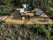 Garden Corner Sofa with Table 4 Seater PIENZA II Modular Grey Right Hand_923174