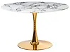 Dining Table BOCA White Marble 120 cm 120 cm