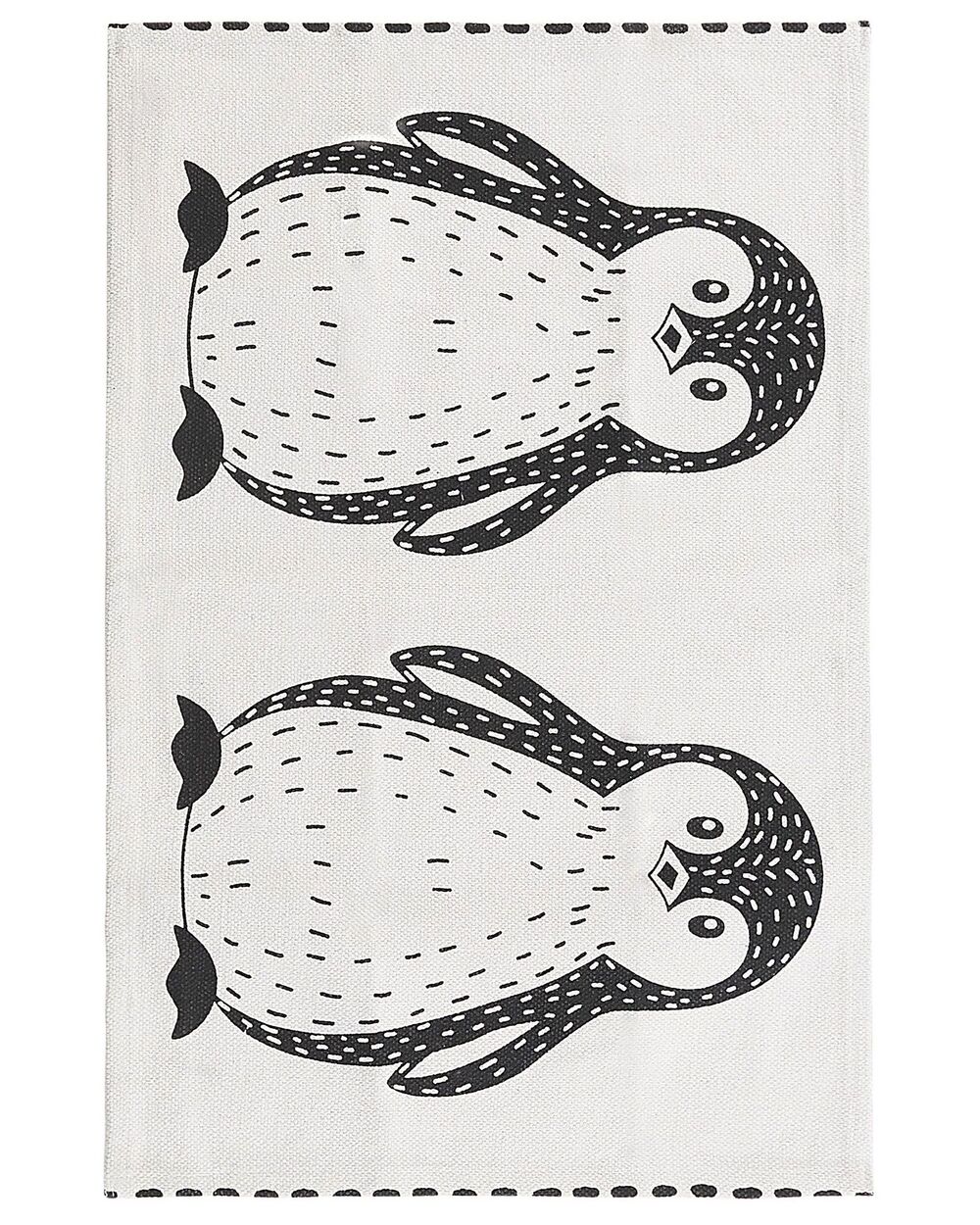 Tapetes para Crianças HAJDARABAD Branco 60 x 90 cm Algodão