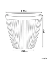 Plant Pot POKA 44 cm Taupe_761257