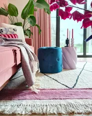 Rug AFSAR Light Beige 160 x 230 cm Cotton_937642
