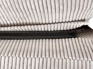 Bett mit Lattenrost Cord MELLE 140 x 200 cm Hellbeige_882191