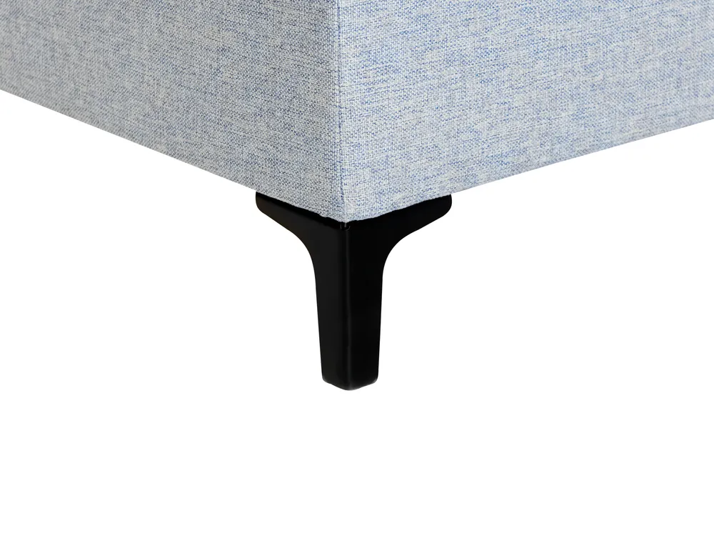 Corner Sofa Bed 3 Seater SIMRIS with Storage Fabric Light Blue Left Hand_950970