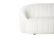 Living Room Set 6 Seater MALUNG Velvet Off-White_884049