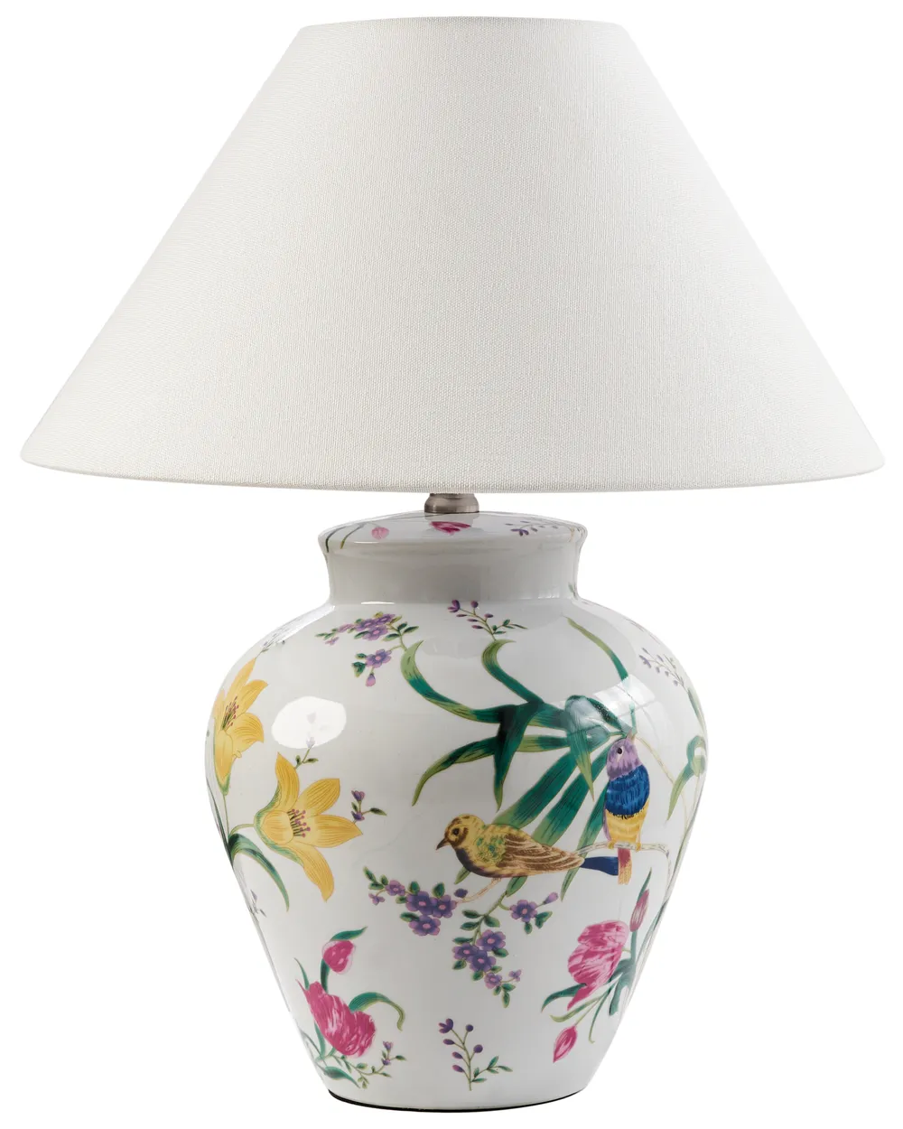 Lampa stołowa DIOGO Porcelana Biały