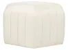 Pouffe MURIETTA Velvet Off-White