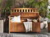 Acacia Wood Garden Bench with Storage 120 cm Light SOVANA_772450