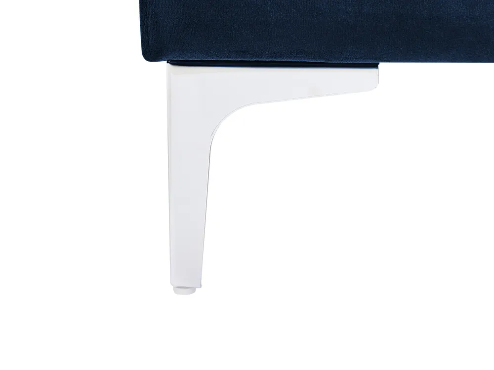 Modular U-Shape Sofa 6 Seater EVJA Velvet Navy Blue_859744