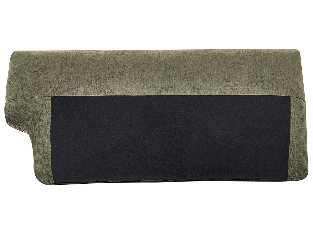 Sofa 3-Sitzer SKARO Chenillegewebe Grün_1156687