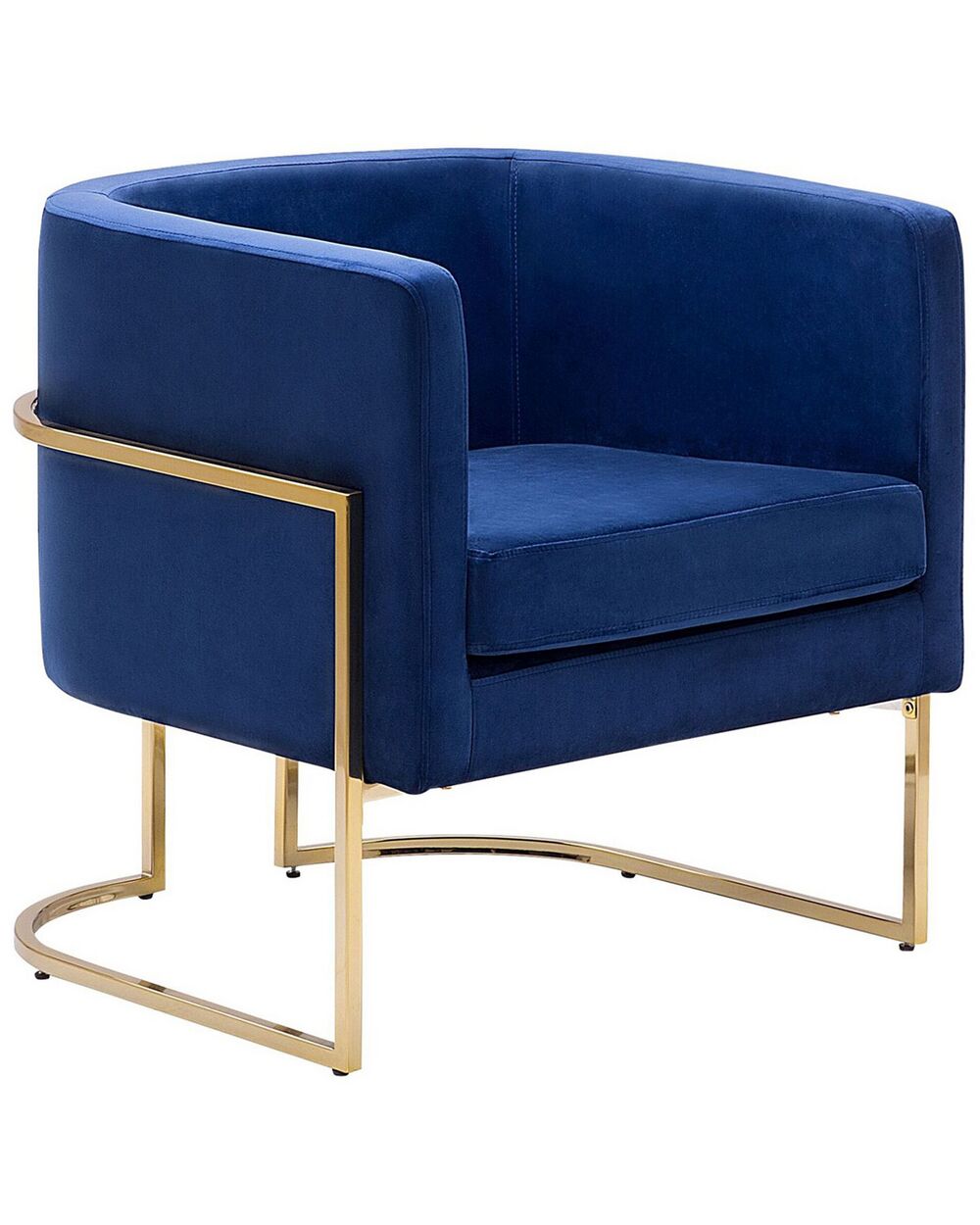 Armchair SIRKKA Velvet Dark Blue