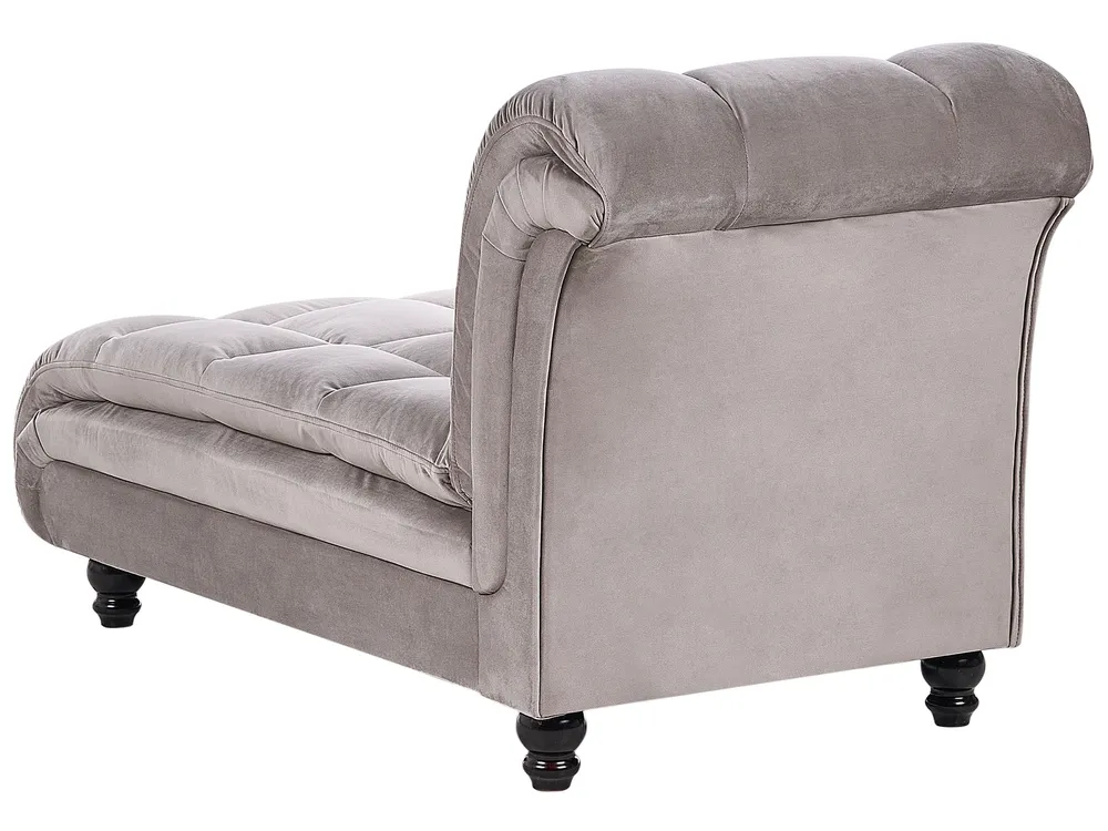 Right-Hand Chaise Longue LORMONT Fabric Taupe_881718