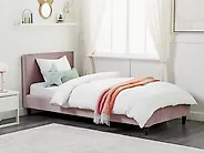 Fodera per struttura letto Velluto FITOU 90 x 200 cm Rosa_1183291