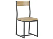 Set da pranzo FLIXTON Marrone chiaro 4 posti_785620