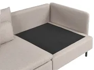 Modular Sofa 2 Seater EGERIS Fabric Beige_1067328