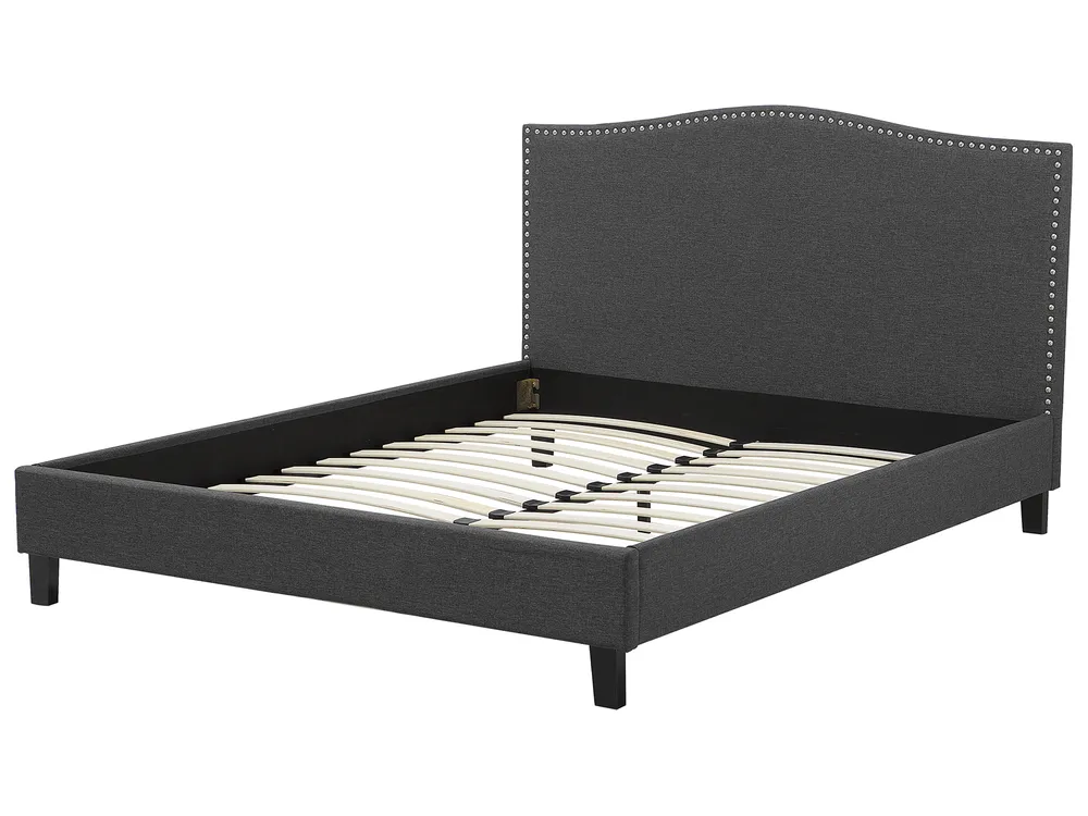 Bed Fabric MONTPELLIER 180 x 200 cm (EU Super King) Dark Grey_709001