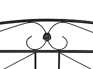 Bed Metal RODEZ 120 x 200 cm (EU Small Double) Black_1026513