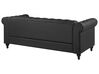 3-Sitzer Sofa Kunstleder schwarz CHESTERFIELD_732150