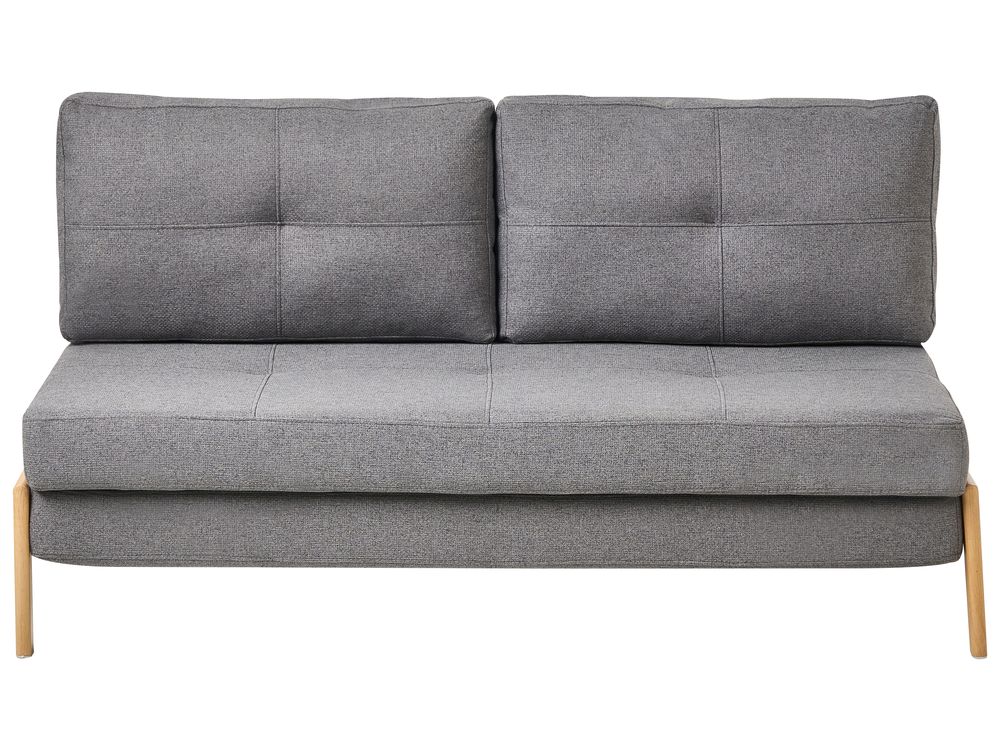 Sofa Bed 2 Seater EDLAND Fabric Dark Grey