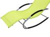 Steel Rocking Sun Lounger Lime Green CARANO_751541