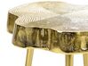 Kovový boční stolek zlatý TAUPO_854179