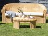Ratanový záhradný konferenčný stolík 96 x 60 cm prírodný LIVADEIA_920151