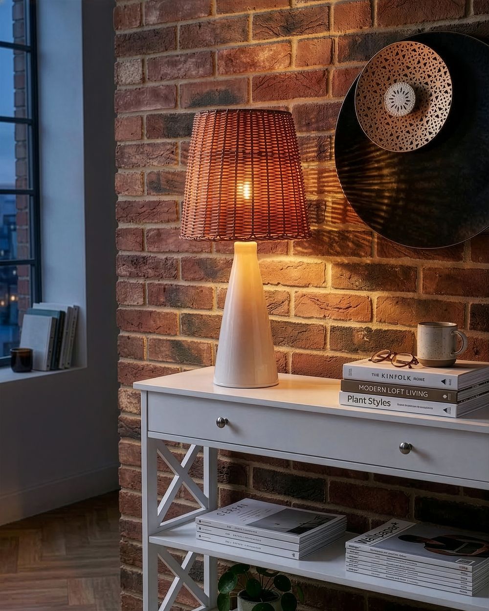 Table Lamp MADURU Ceramic White
