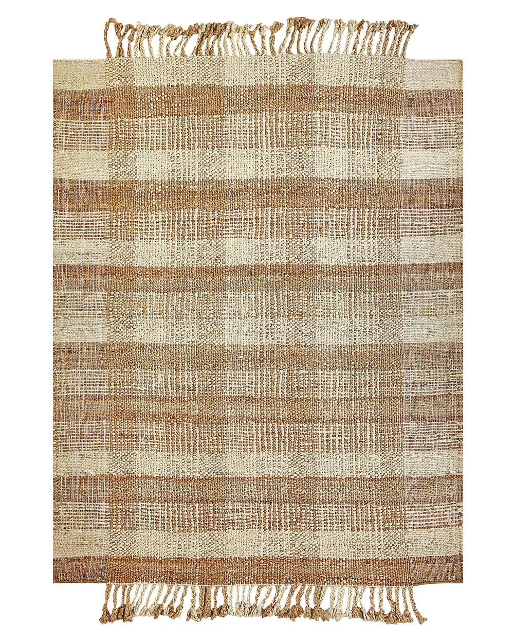 Alfombra BERISSA Beige 140 x 200 cm Yute