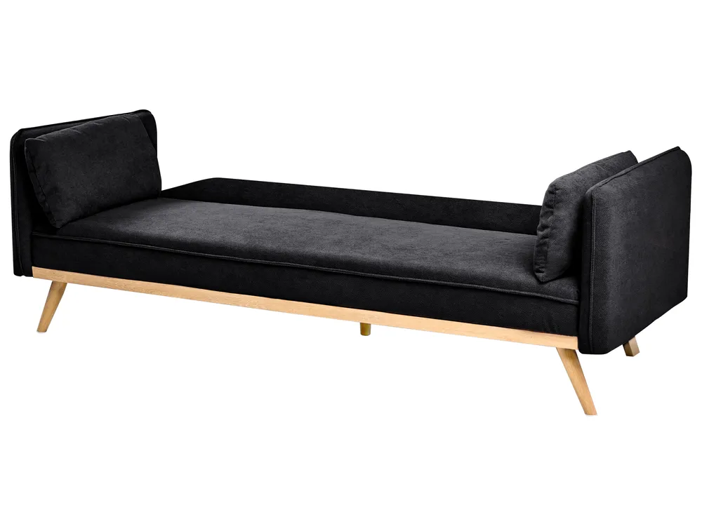 Divano letto ASAA Tessuto Nero_993922