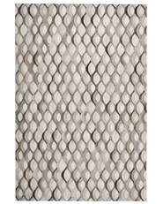 Rug KIRCA Beige 140 x 200 cm Leather_787177