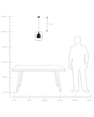 Pendant Lamp MAVONE Metal Black_729854