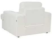 Set da salotto 5 posti ALLA Bouclé Bianco sporco_894023