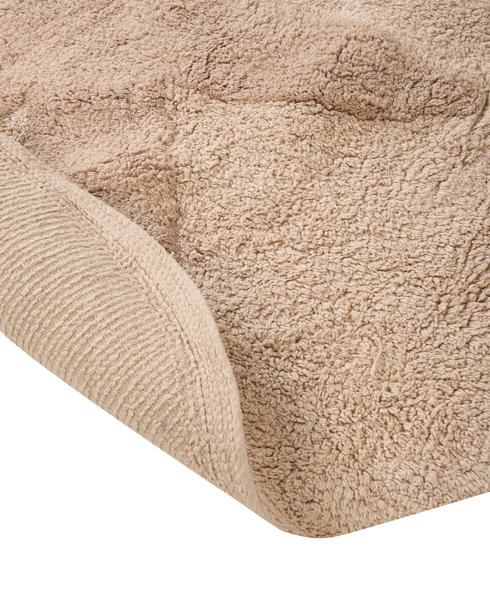 Kinderteppich IRINGAL  Hellbeige ø 120 cm Baumwolle_1155029