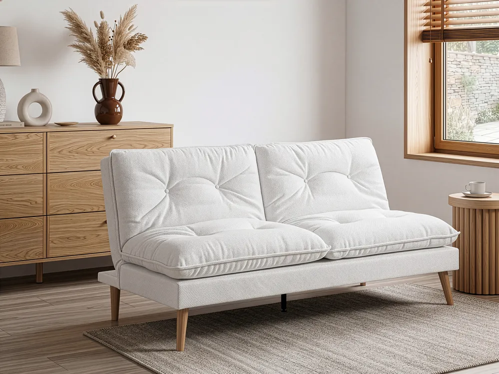 Sofa rozkładana dla 3 osób YILA Biały