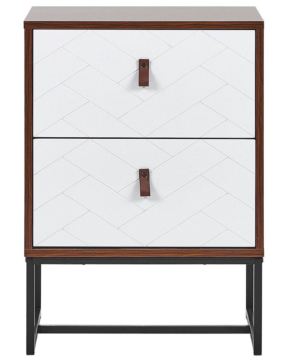 Two drawer bedside cabinet discount