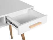 Home Office Desk FRISCO 120 cm 50 cm with Storage White_716373