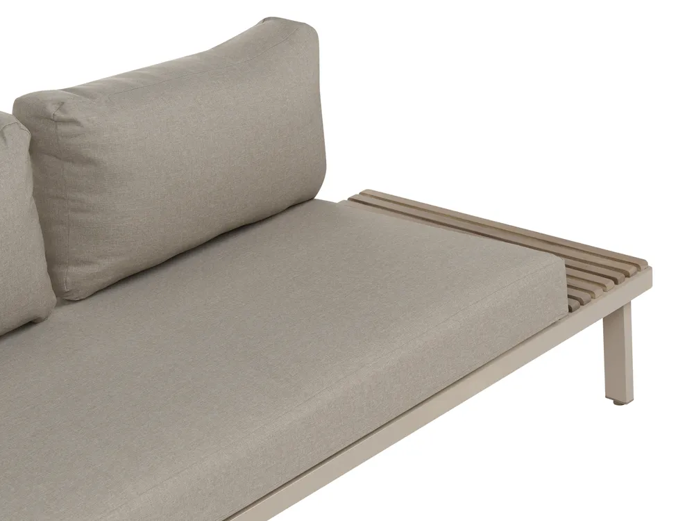 Divano da giardino 3 posti FIVIZZANO Legno d'acacia Beige_1151031