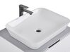Zestaw mebli łazienkowych z umywalką biały MANZON_818353