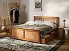 Cama con 4 cajones OLENDON Madera de pino Marrón 120 x 200 cm
